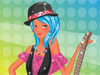 Girl guitarist dressup